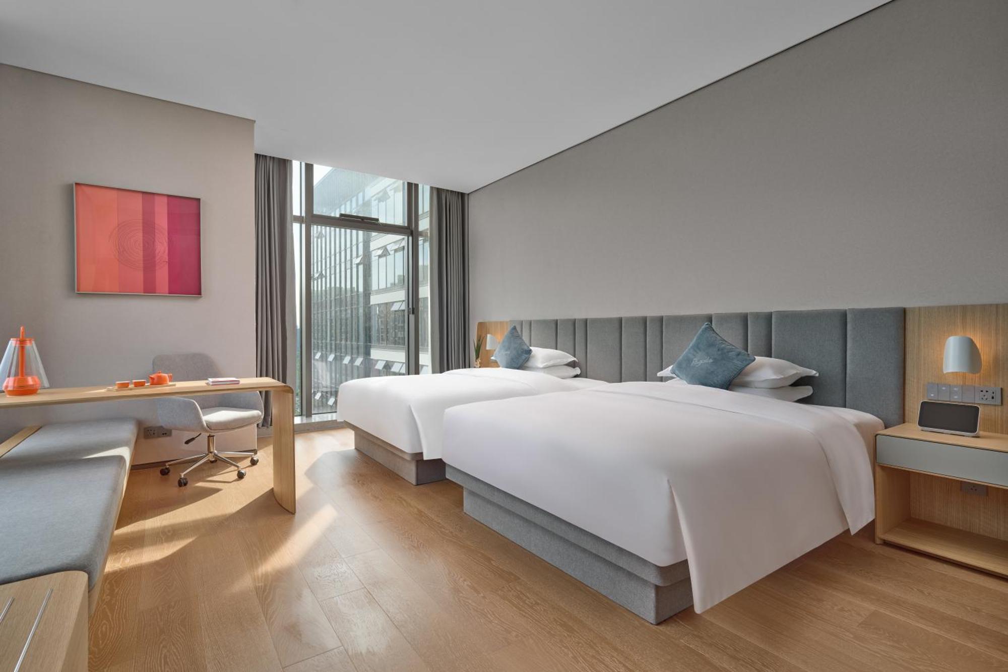 Pagoda Hotel Hangzhou Binjiang Dış mekan fotoğraf