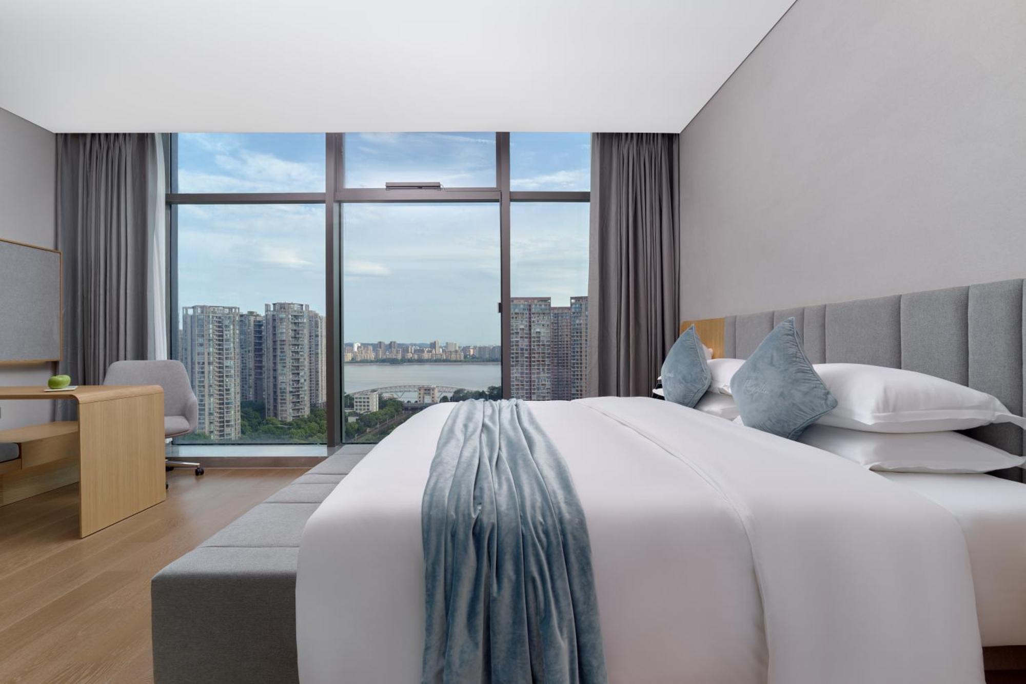 Pagoda Hotel Hangzhou Binjiang Dış mekan fotoğraf