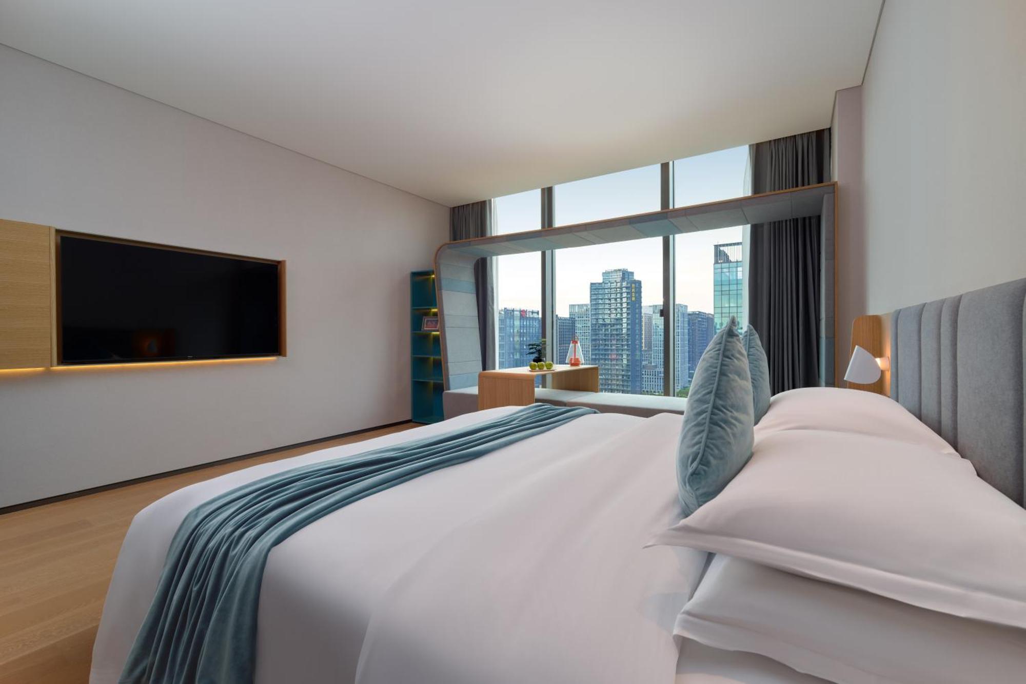 Pagoda Hotel Hangzhou Binjiang Dış mekan fotoğraf